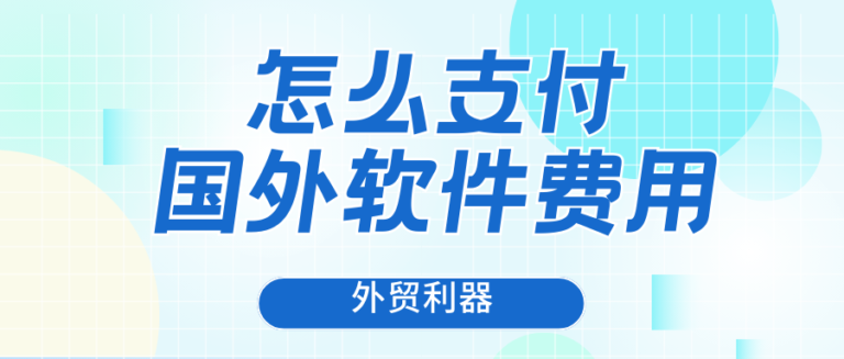 国外软件怎么在中国使用？怎么支付国外软件费用？